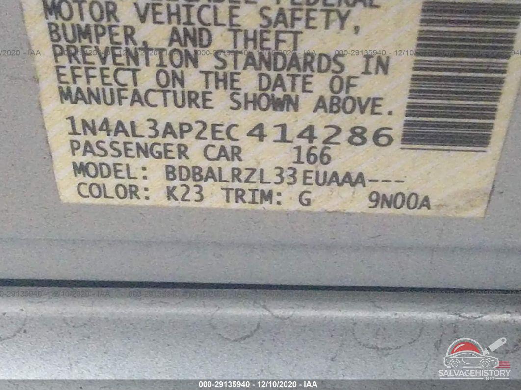 1N4AL3AP2EC414286 2014 NISSAN ALTIMA photo no. 9