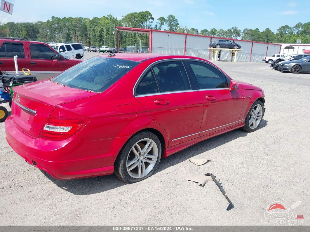 WDDGF4HB3DR266680 2013 MERCEDES-BENZ C 250 photo no. 4