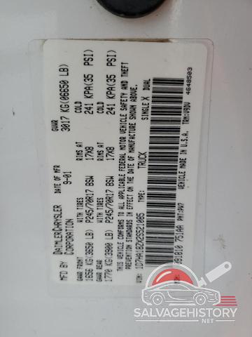 1D7HA18ZX2S521085 2002 DODGE All Models photo no. 12