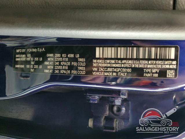 ZACCJBBT4GPC56160 2016 JEEP RENEGADE photo no. 13