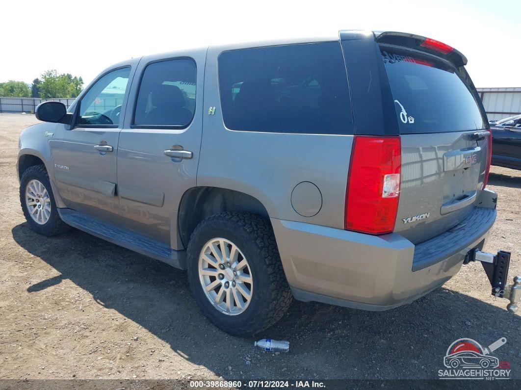 1GKFK13548R273519 2008 GMC YUKON HYBRID photo no. 3