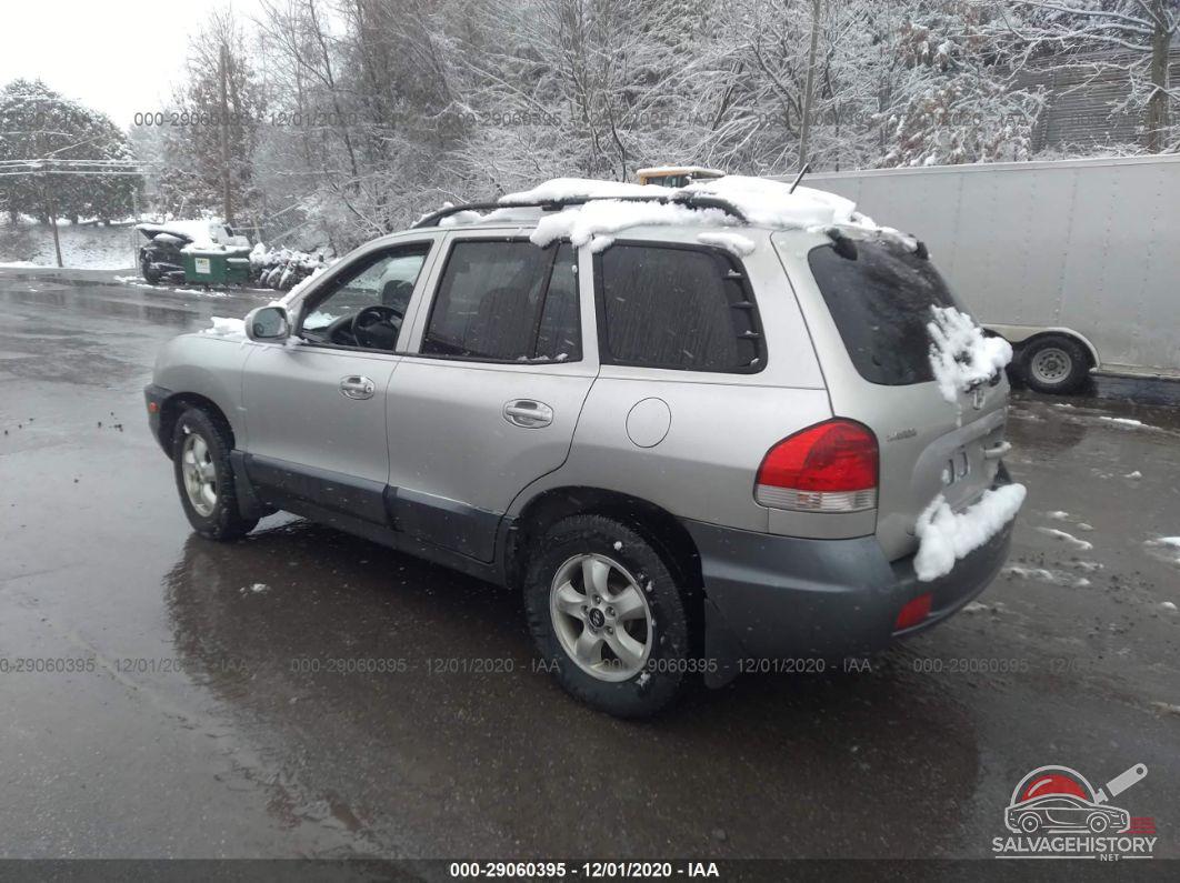 KM8SC73D25U891637 2005 HYUNDAI SANTA FE photo no. 3
