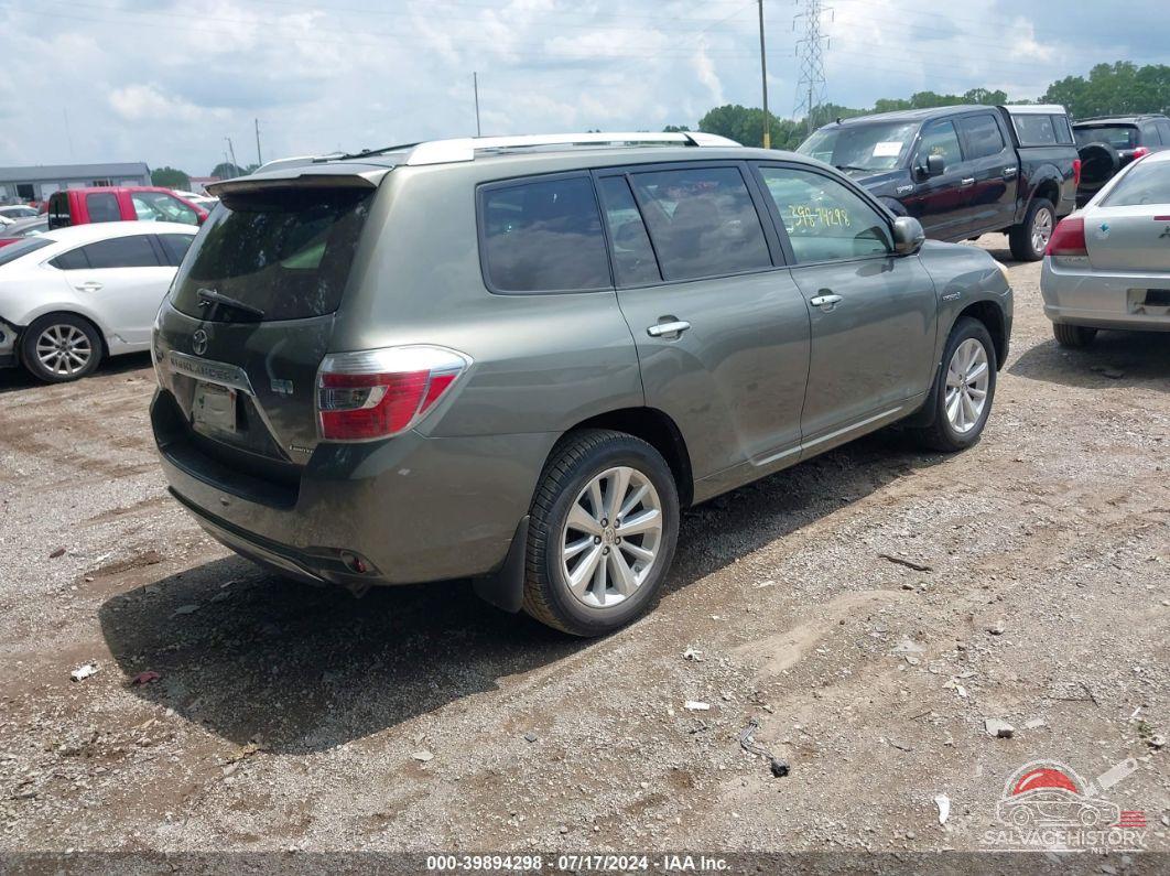 JTEEW44A482009360 2008 TOYOTA HIGHLANDER HYBRID photo no. 4