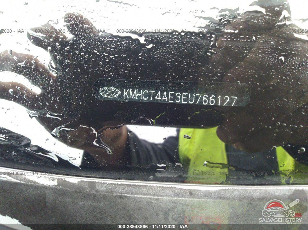 KMHCT4AE3EU766127 2014 HYUNDAI ACCENT photo no. 9