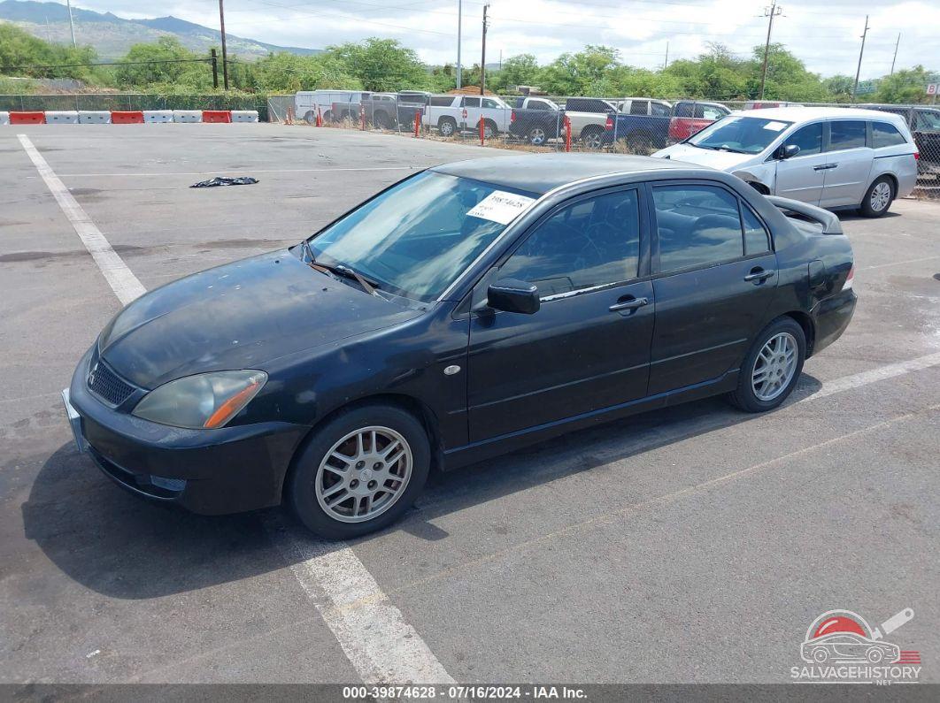 JA3AJ86E26U003372 2006 MITSUBISHI LANCER photo no. 2