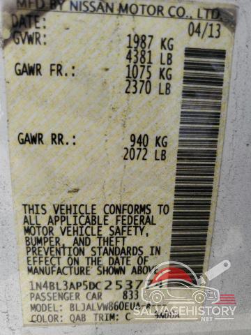 1N4BL3AP5DC253774 2013 NISSAN ALTIMA photo no. 12