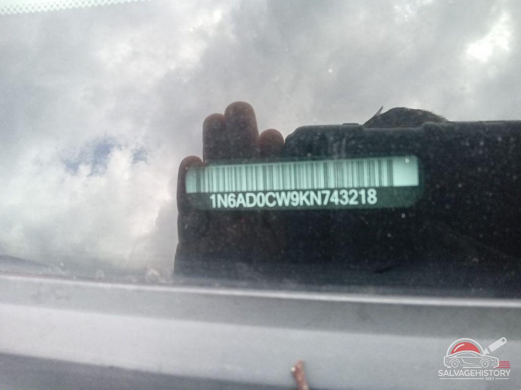 1N6AD0CW9KN743218 2019 NISSAN FRONTIER photo no. 10