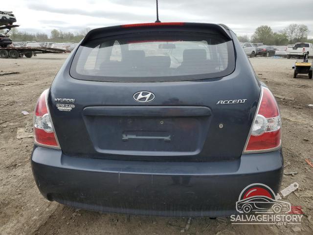 KMHCM36C99U123141 2009 HYUNDAI ACCENT photo no. 6