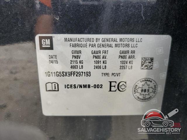 1G11G5SX9FF297193 2015 CHEVROLET MALIBU photo no. 13