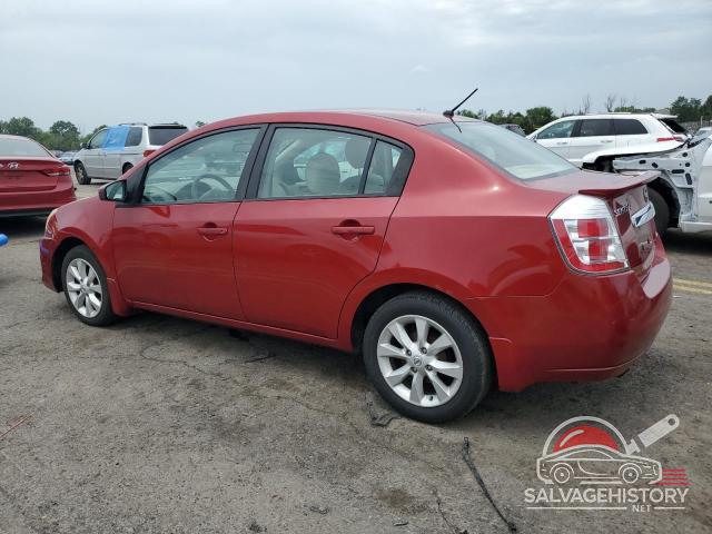 3N1AB6AP6CL729658 2012 NISSAN SENTRA photo no. 2