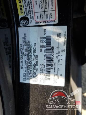 3FAHP0HA8CR307020 2012 FORD FUSION photo no. 12