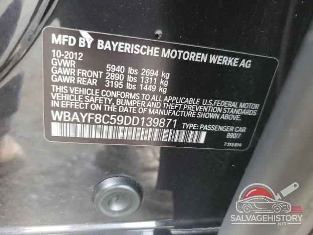 WBAYF8C59DD139871 2013 BMW 7 SERIES photo no. 12
