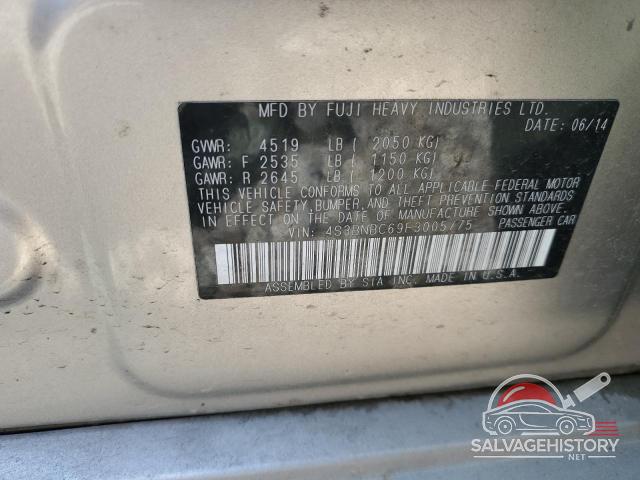 4S3BNBC69F3005775 2015 SUBARU LEGACY photo no. 12