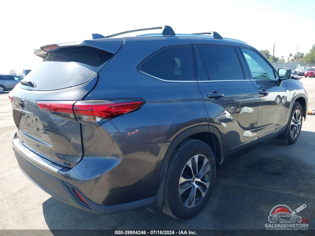 5TDHZRAH6MS527724 2021 TOYOTA HIGHLANDER photo no. 4
