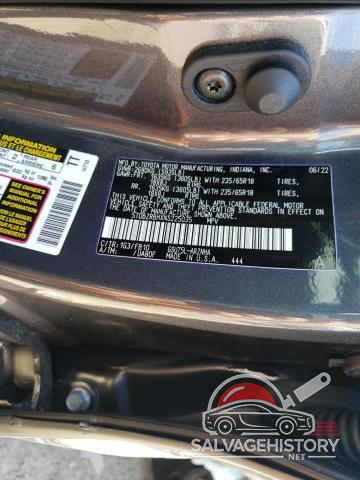 5TDBZRBHXNS225035 2022 TOYOTA HIGHLANDER photo no. 13