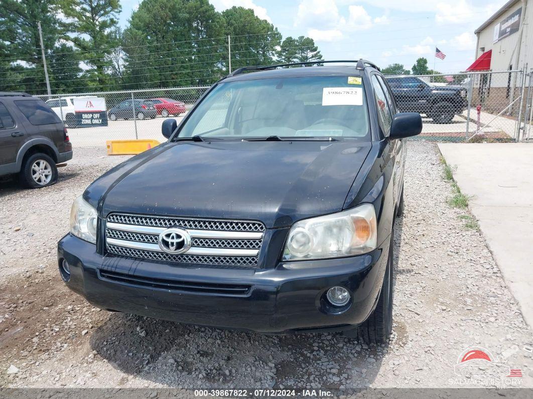 JTEHW21A370045850 2007 TOYOTA HIGHLANDER HYBRID photo no. 6