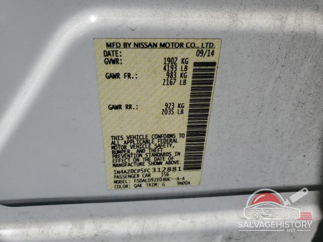 1N4AZ0CP5FC312881 2015 NISSAN LEAF photo no. 13