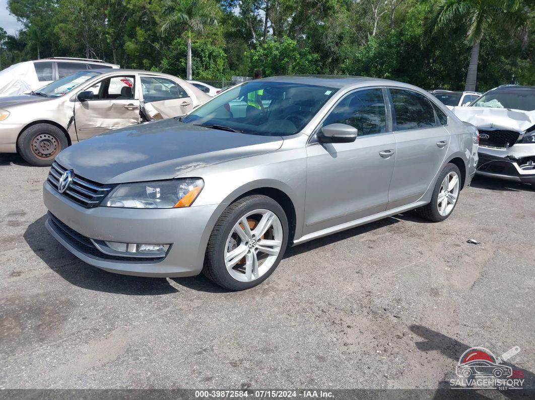 1VWCN7A31DC093256 2013 VOLKSWAGEN PASSAT photo no. 2