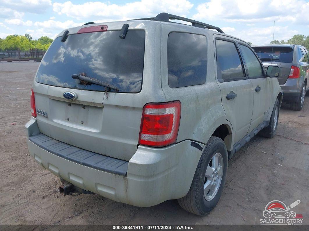 1FMCU03Z88KC60296 2008 FORD ESCAPE photo no. 4