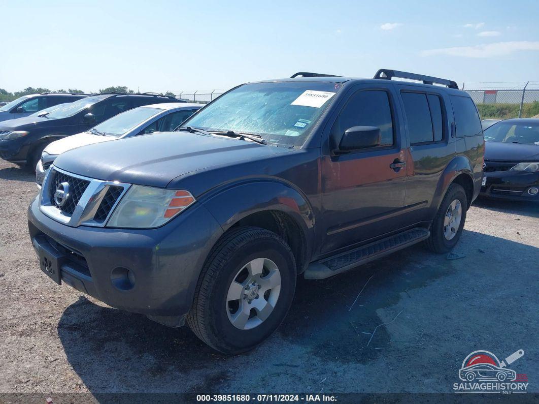 5N1AR1NNXBC634868 2011 NISSAN PATHFINDER photo no. 2