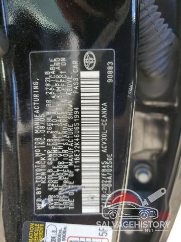 4T1BE32K46U651994 2006 TOYOTA CAMRY photo no. 12