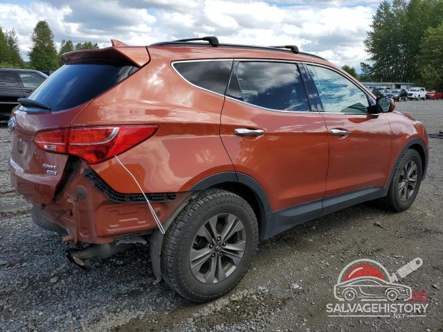 5XYZUDLB4EG187406 2014 HYUNDAI SANTA FE photo no. 3