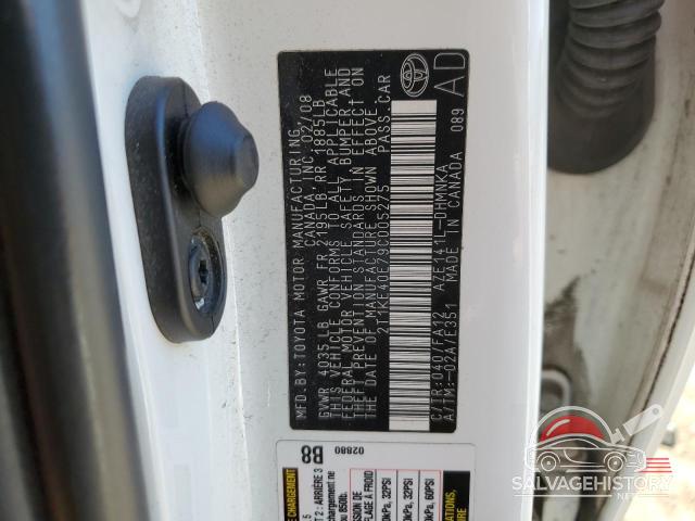 2T1KE40E79C005275 2009 TOYOTA COROLLA photo no. 13