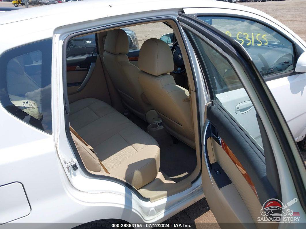 KL1TD6DE0BB140008 2011 CHEVROLET AVEO photo no. 8