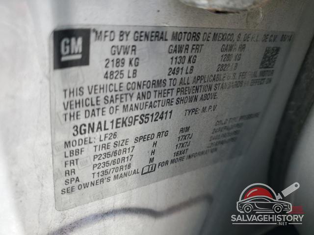 3GNAL1EK9FS512411 2015 CHEVROLET CAPTIVA photo no. 13