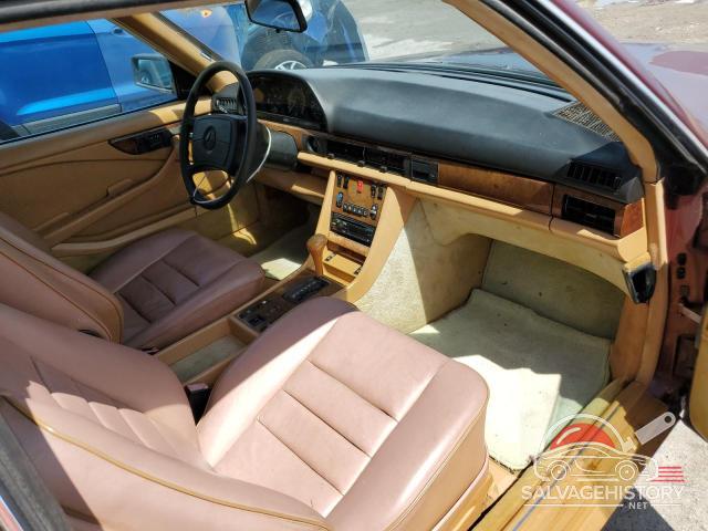 WDBCA44D6FA141462 1985 MERCEDES-BENZ 500-CLASS photo no. 8