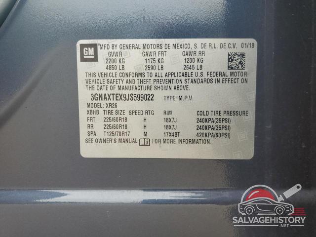 3GNAXTEX9JS599022 2018 CHEVROLET EQUINOX photo no. 13