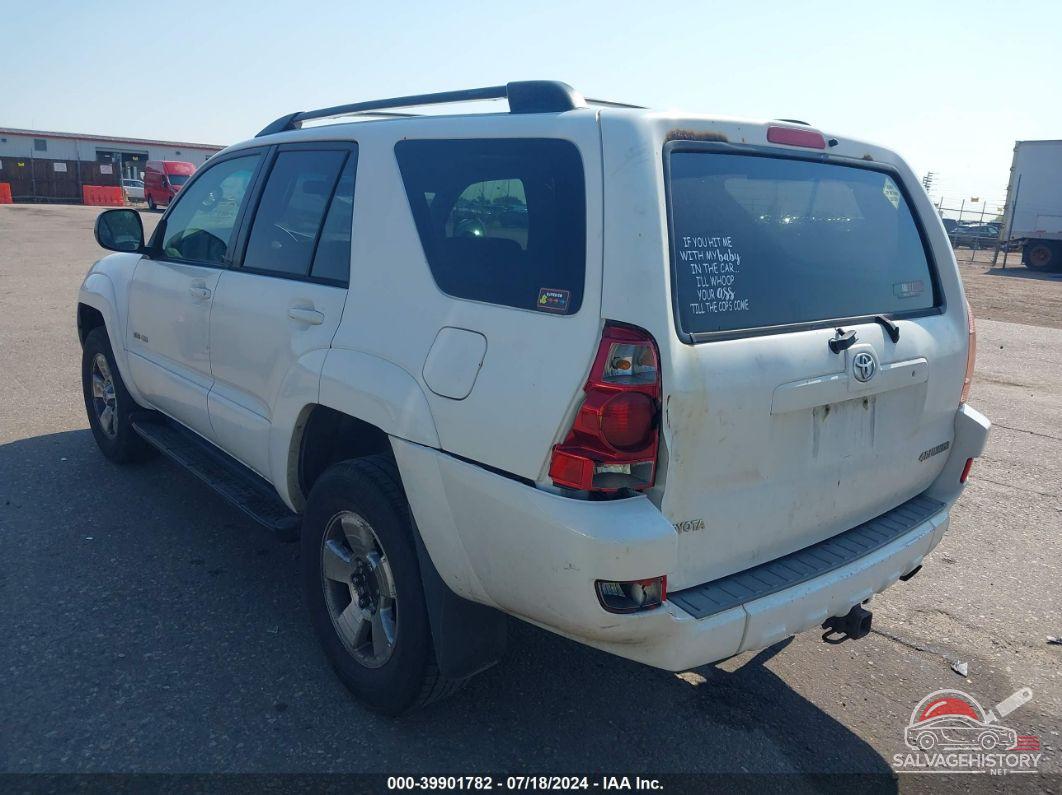 JTEBU14R058052020 2005 TOYOTA 4RUNNER photo no. 3