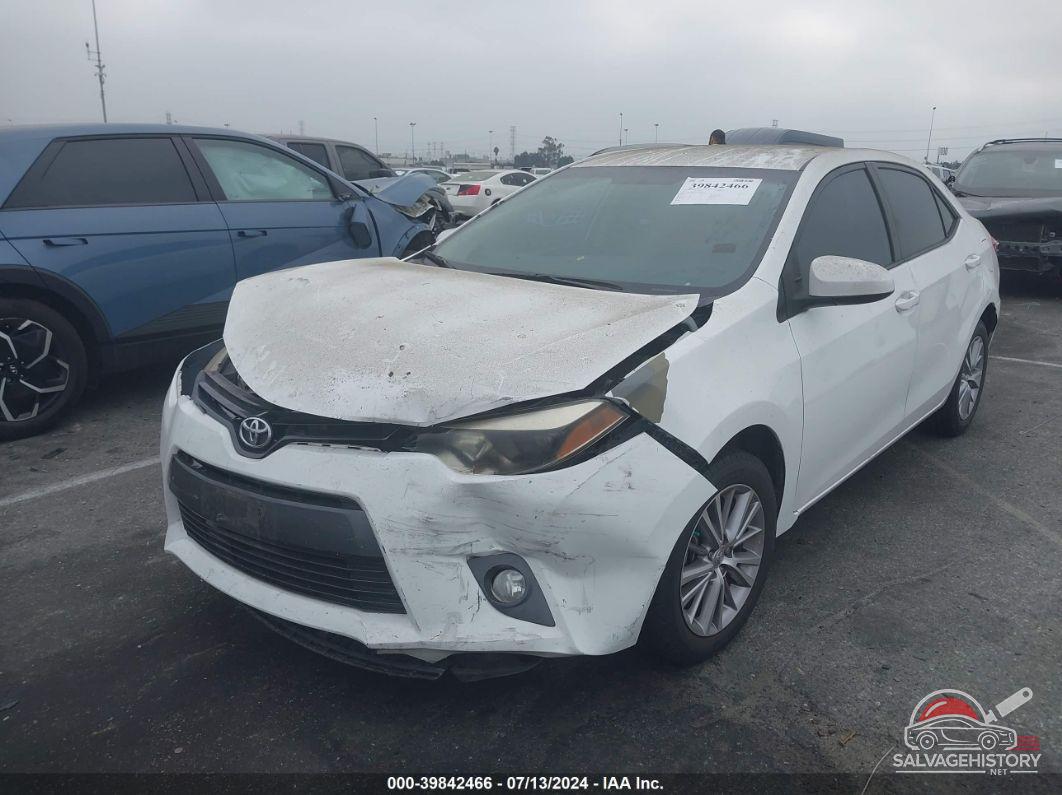 5YFBURHE7FP236208 2015 TOYOTA COROLLA photo no. 2