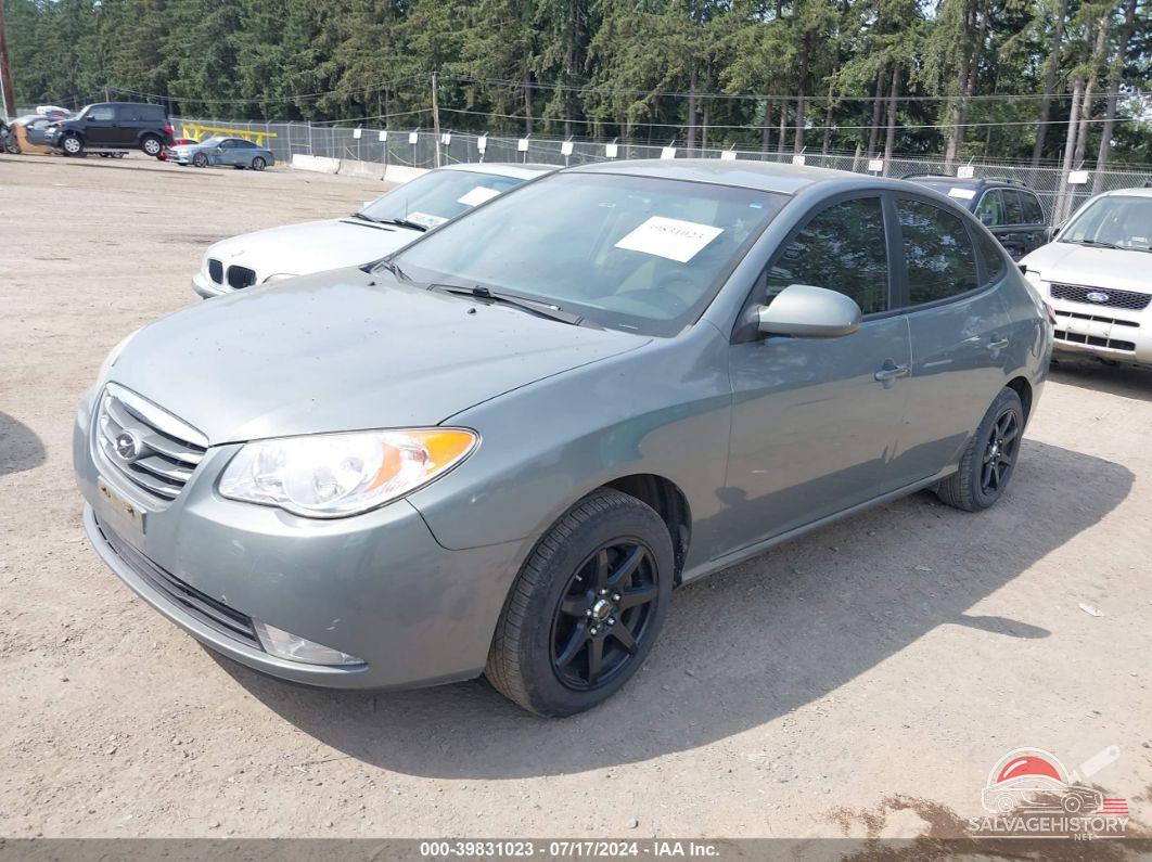 KMHDU4AD9AU947705 2010 HYUNDAI ELANTRA photo no. 2