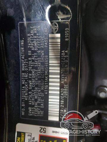 4T1G11AK1MU546656 2021 TOYOTA CAMRY photo no. 13
