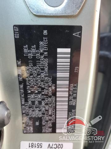 5TDZK23C77S034687 2007 TOYOTA All Models photo no. 13