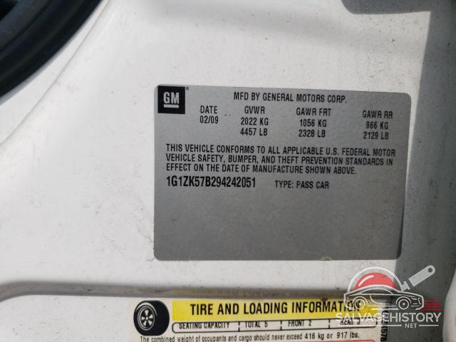 1G1ZK57B294242051 2009 CHEVROLET MALIBU photo no. 12