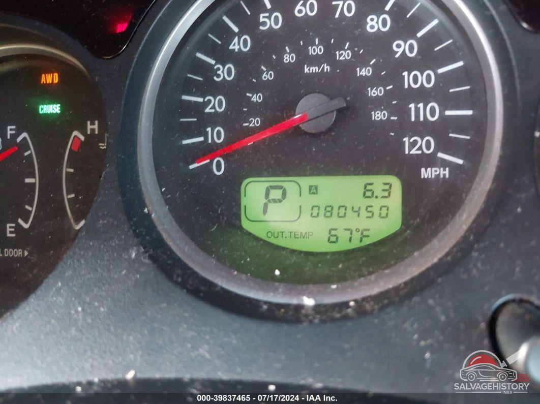 JF1SG63645H708175 2005 SUBARU FORESTER photo no. 7