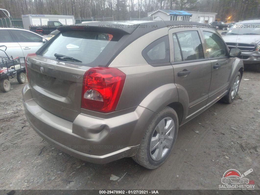 1B3HB48B07D339193 2007 DODGE CALIBER photo no. 4
