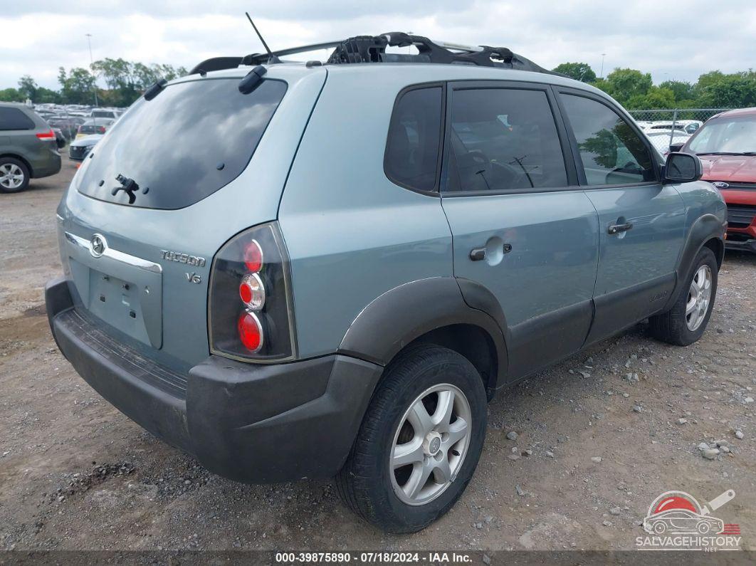 KM8JN12DX5U144677 2005 HYUNDAI TUCSON photo no. 4