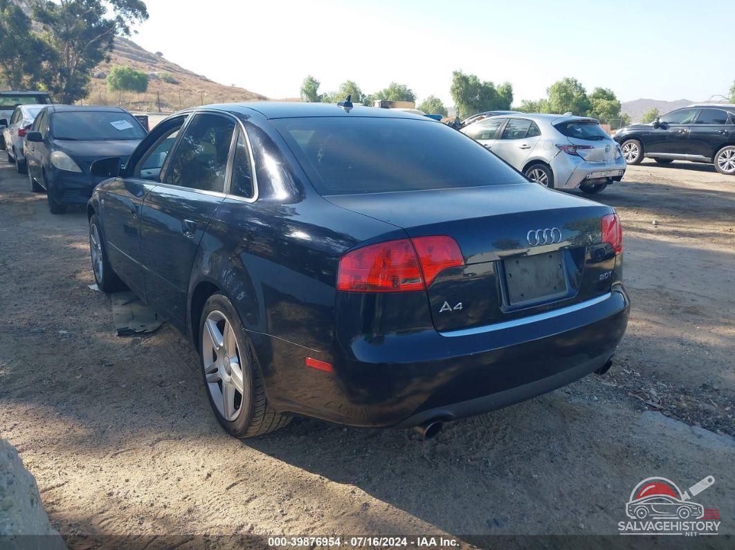 WAUAF78E17A084228 2007 AUDI A4 photo no. 3