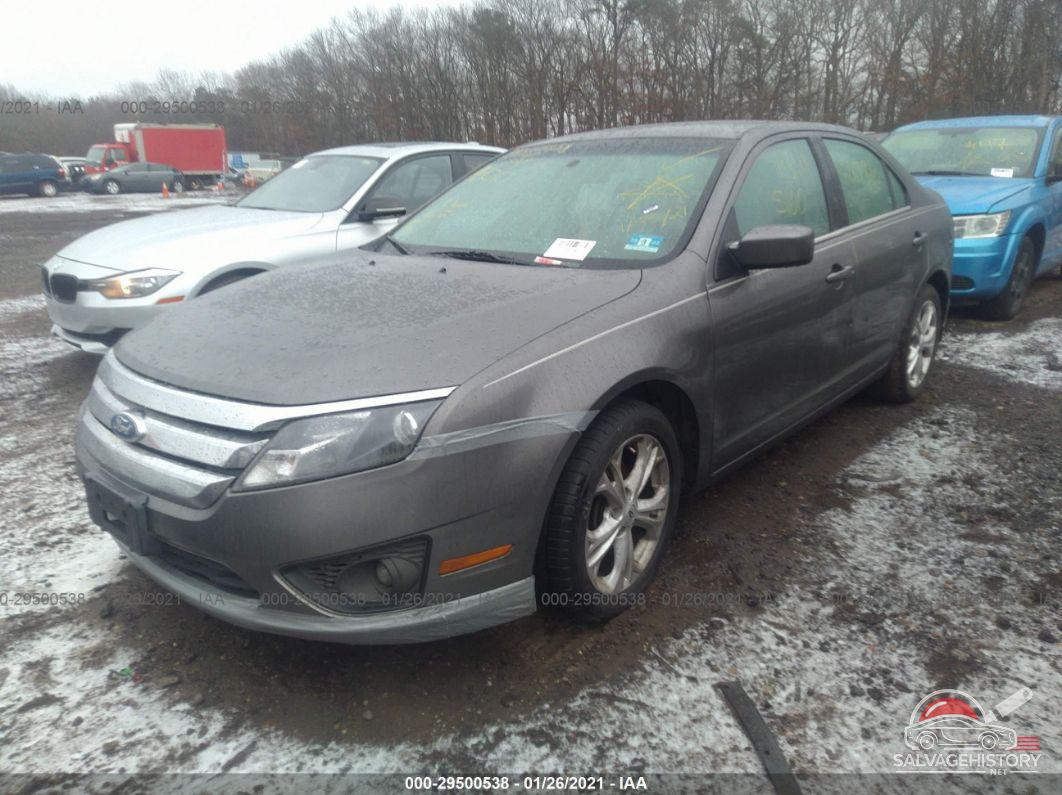 3FAHP0HA7CR195195 2012 FORD FUSION photo no. 2