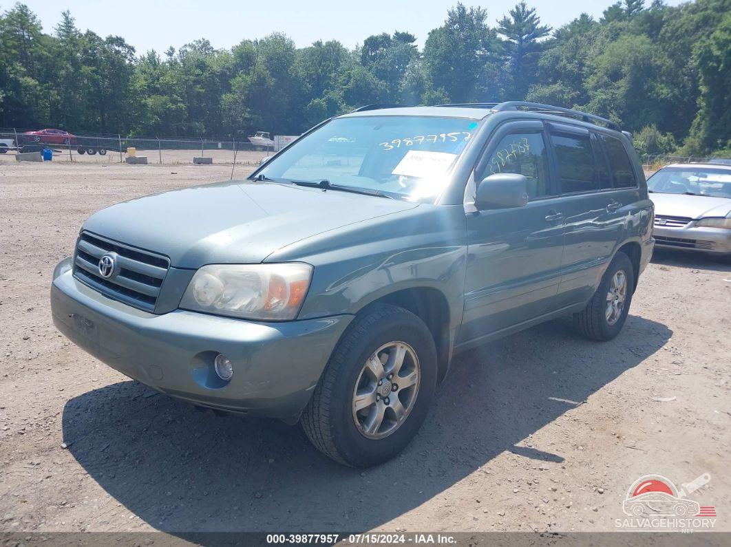 JTEEP21A250112869 2005 TOYOTA HIGHLANDER photo no. 2