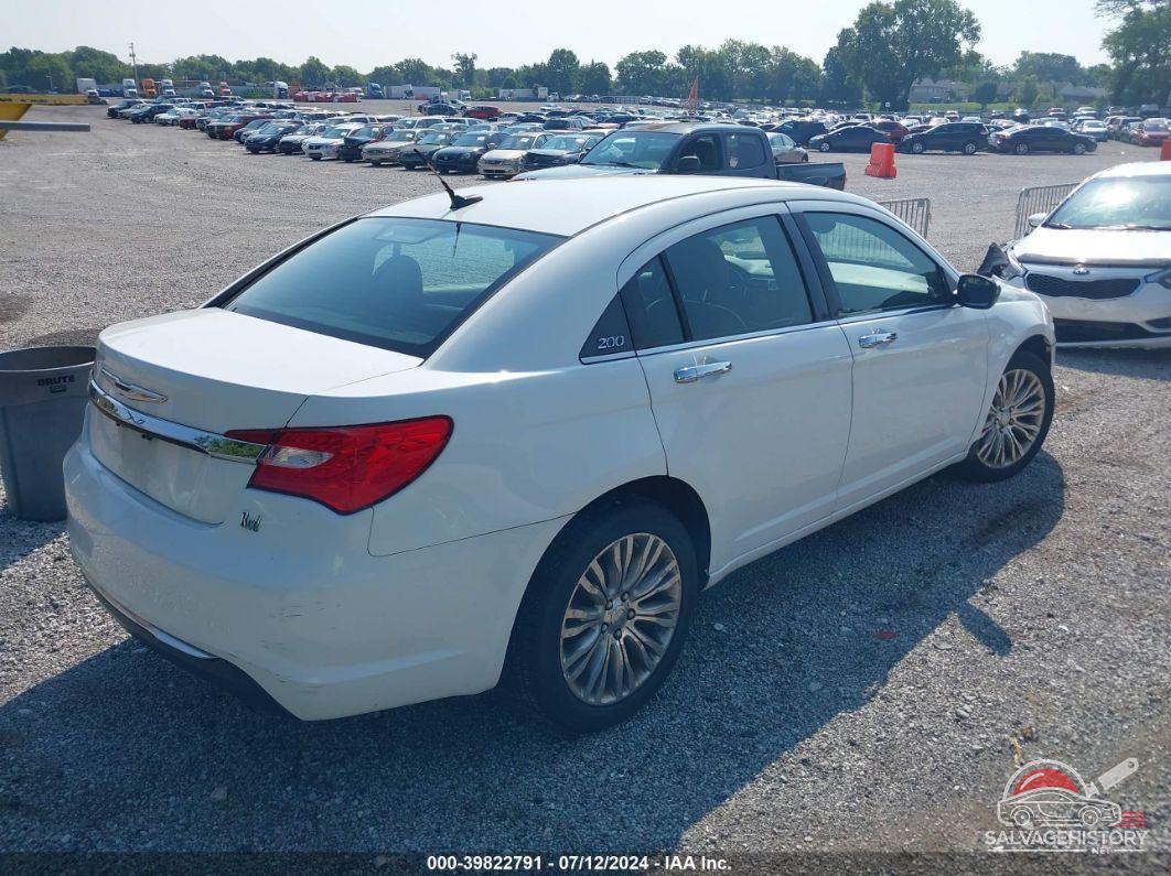 1C3CCBCG3CN326900 2012 CHRYSLER 200 photo no. 4