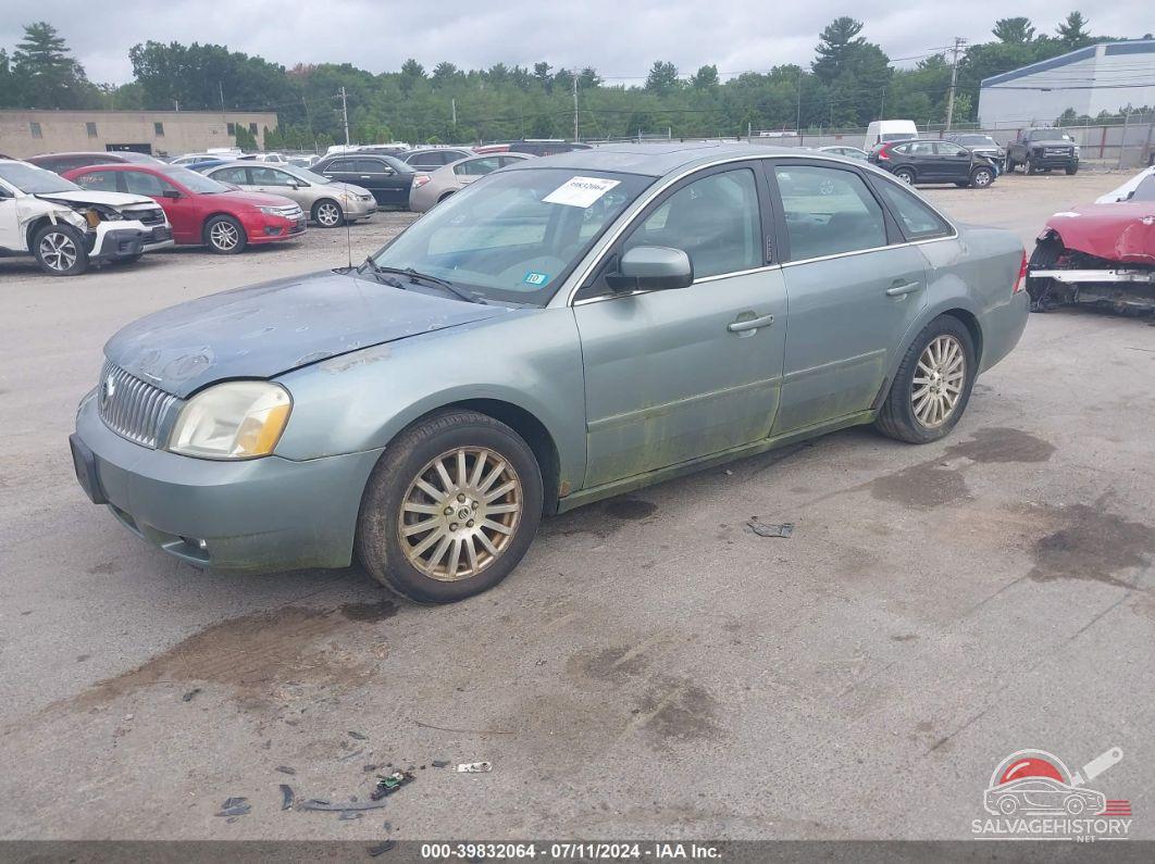 1MEHM43105G625062 2005 MERCURY MONTEGO photo no. 2
