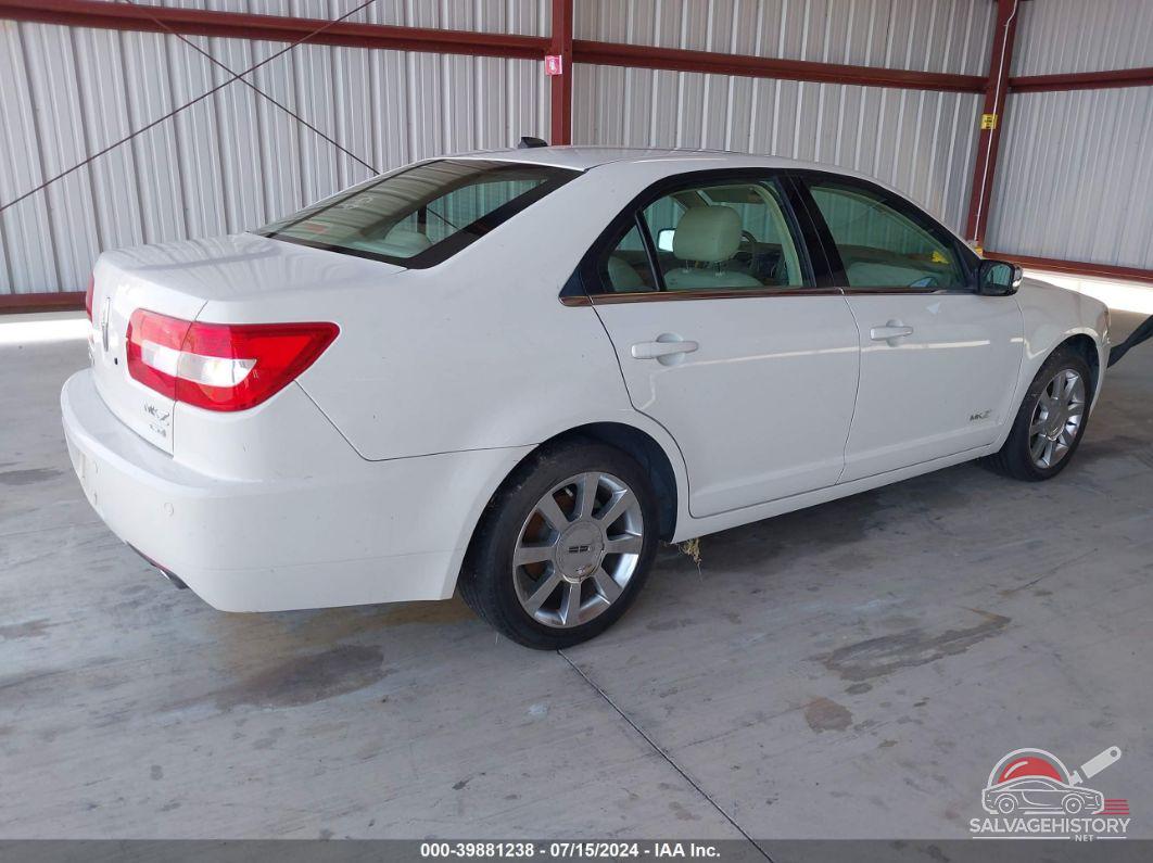 3LNHM28T48R640611 2008 LINCOLN MKZ photo no. 4