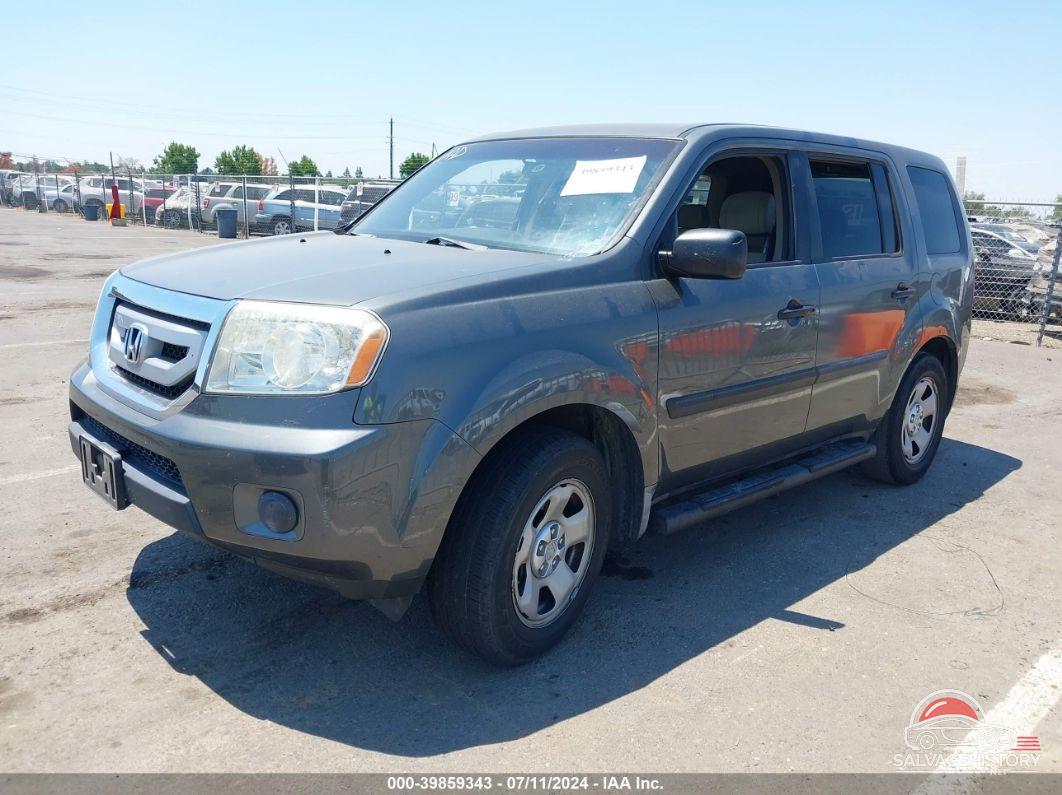 5FNYF38259B003774 2009 HONDA PILOT photo no. 2