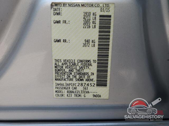 1N4AL3AP1FC287452 2015 NISSAN ALTIMA photo no. 13