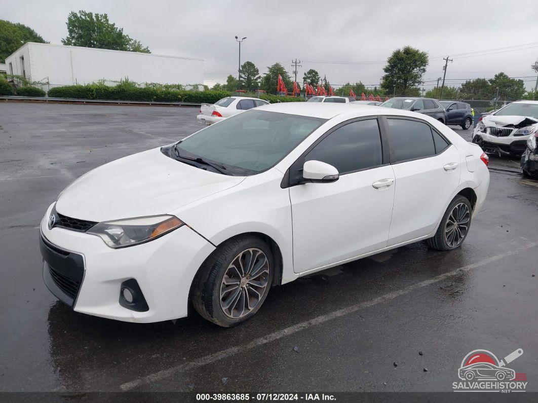 2T1BURHE0EC088062 2014 TOYOTA COROLLA photo no. 2