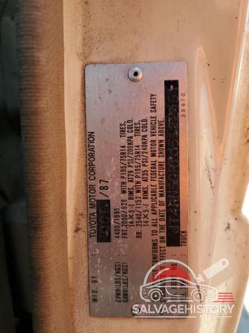 JT4RN50R7J5122461 1988 TOYOTA ALL OTHER photo no. 12